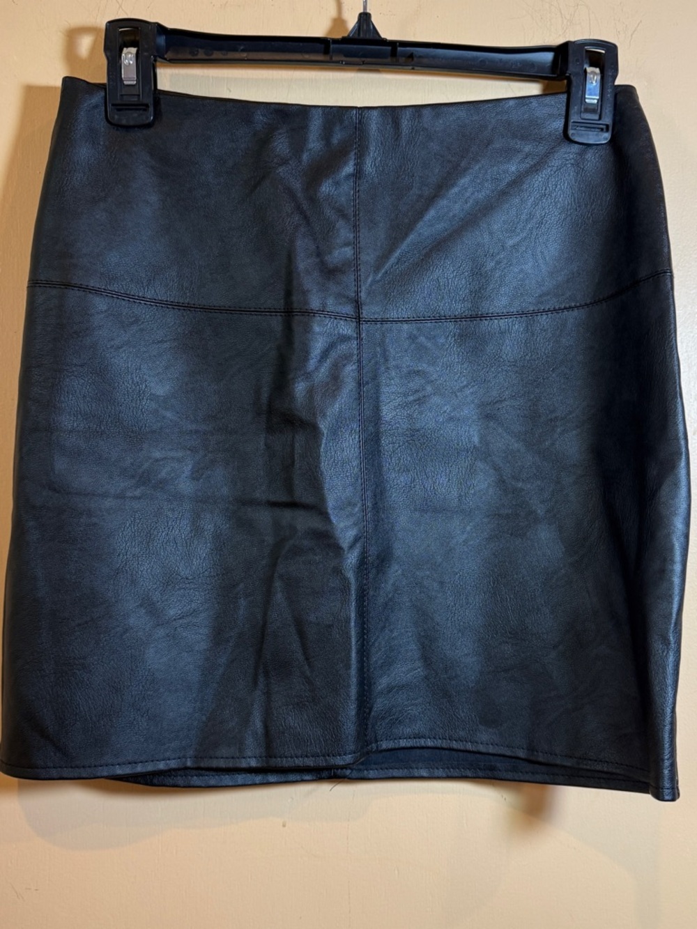 Missguided Black Faux Leather Mini Skirt